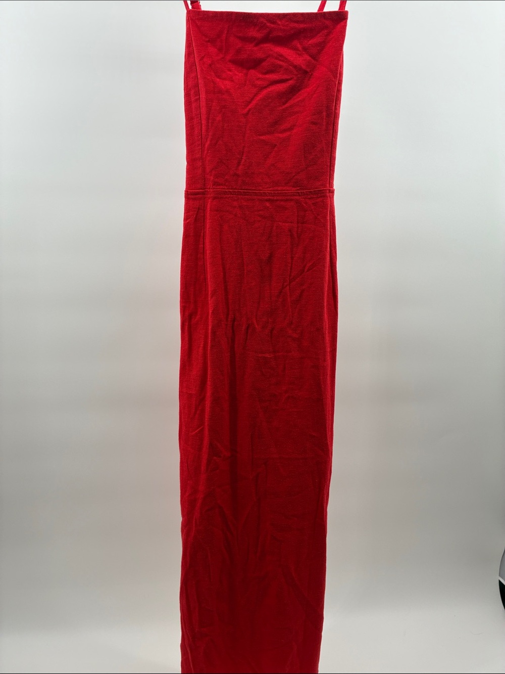 wild fable Red Strapless Terry Maxi Slip